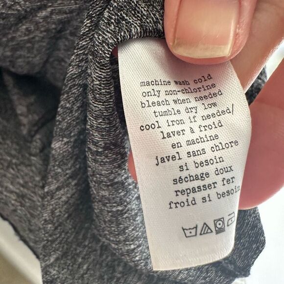 Rag & Bone‎ Grey Marled Short Sleeve Lightweight Shirt Rayon Knit Stretch sz XXS - Picture 6 of 7